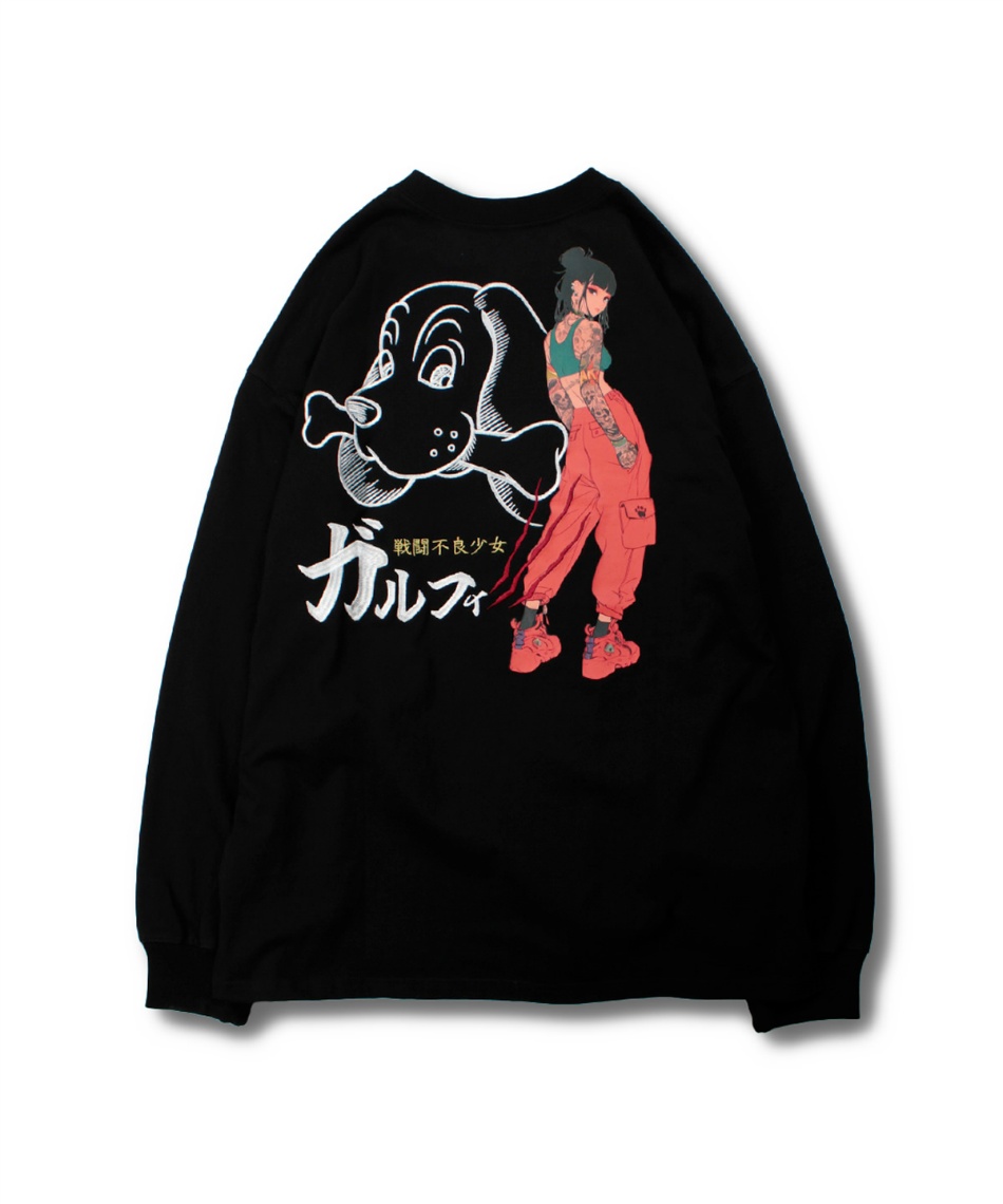 Tシャツ 長袖 謎アニメロンTee 153003 【ご自宅配送限定】‥ | スポーツ