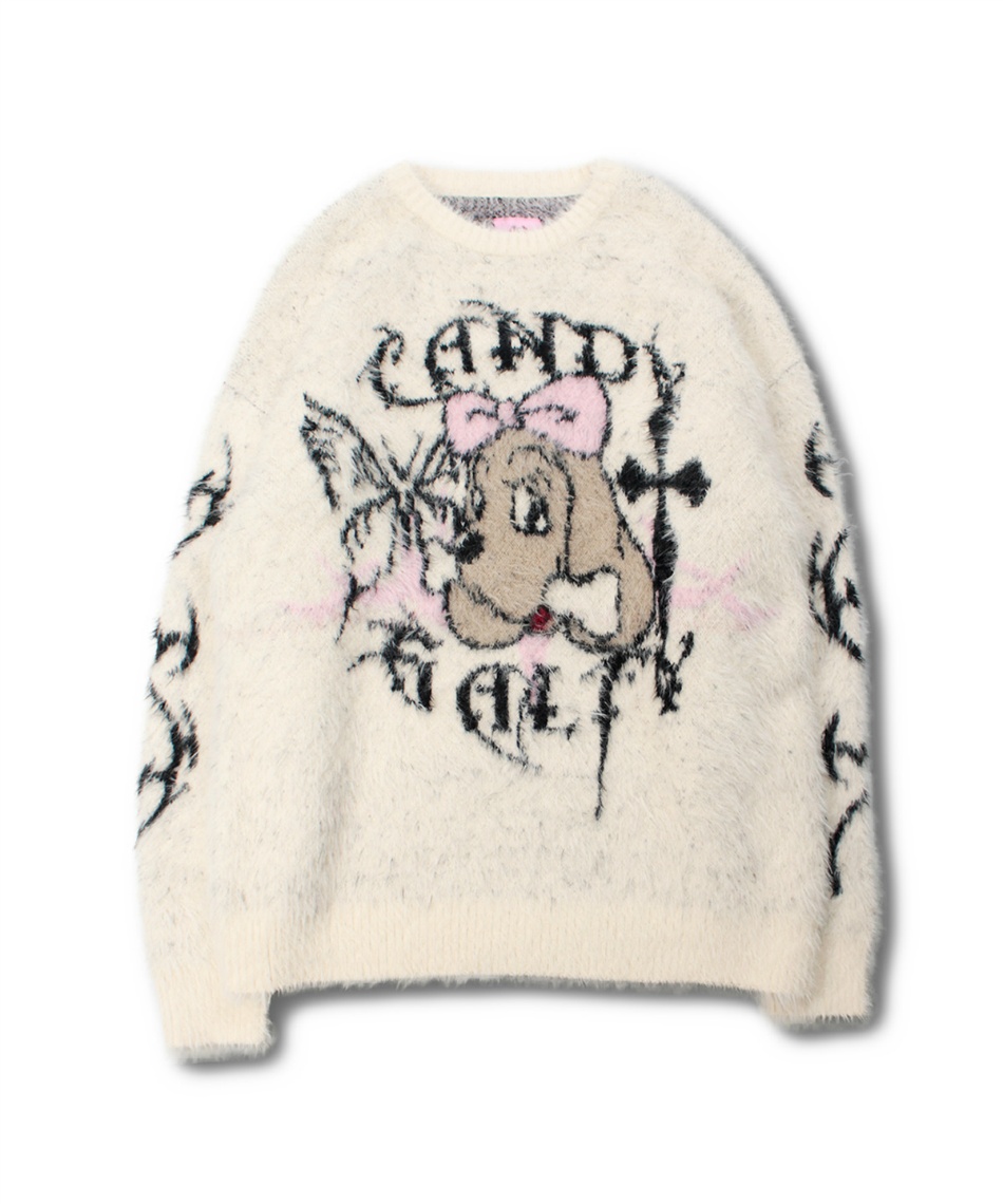 ガルフィー(GALFY) セーター ふわふわダークキャンディーニット 153041