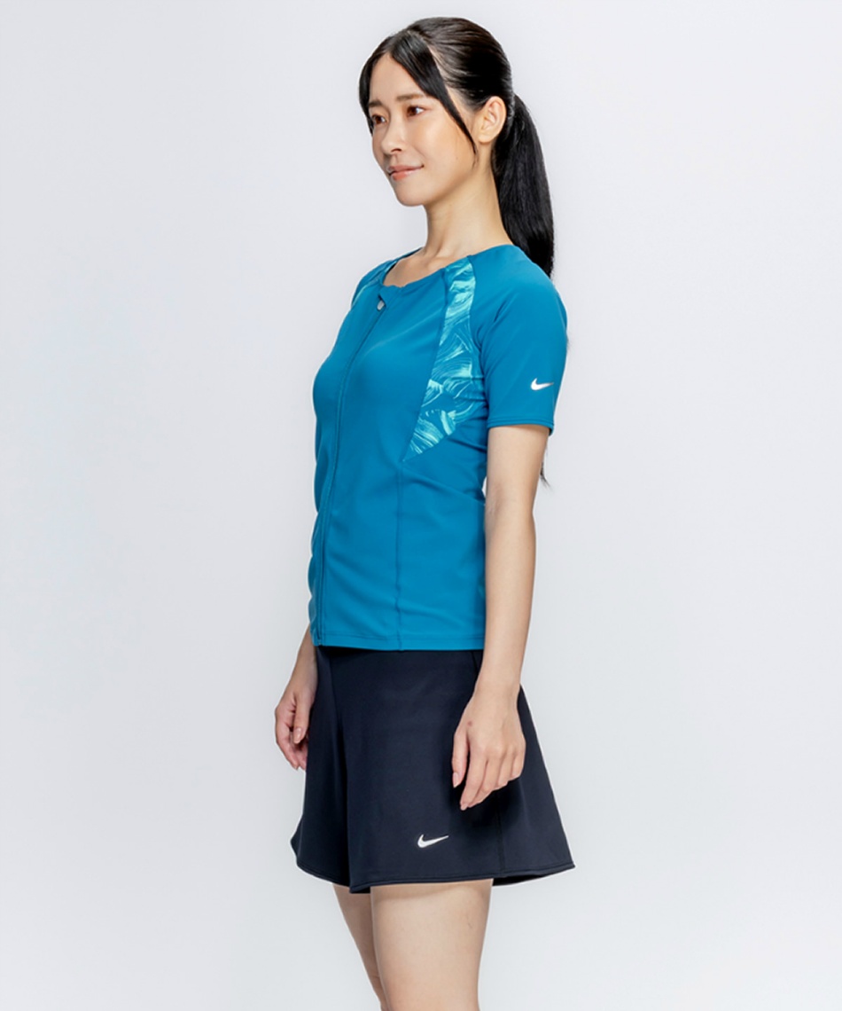 ナイキ(NIKE) フィットネス水着 セパレート フルジップ半袖セパレーツ