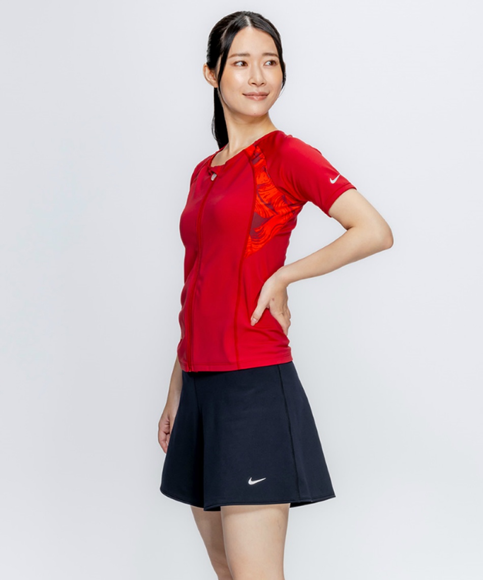 ナイキ(NIKE) フィットネス水着 セパレート フルジップ半袖セパレーツ