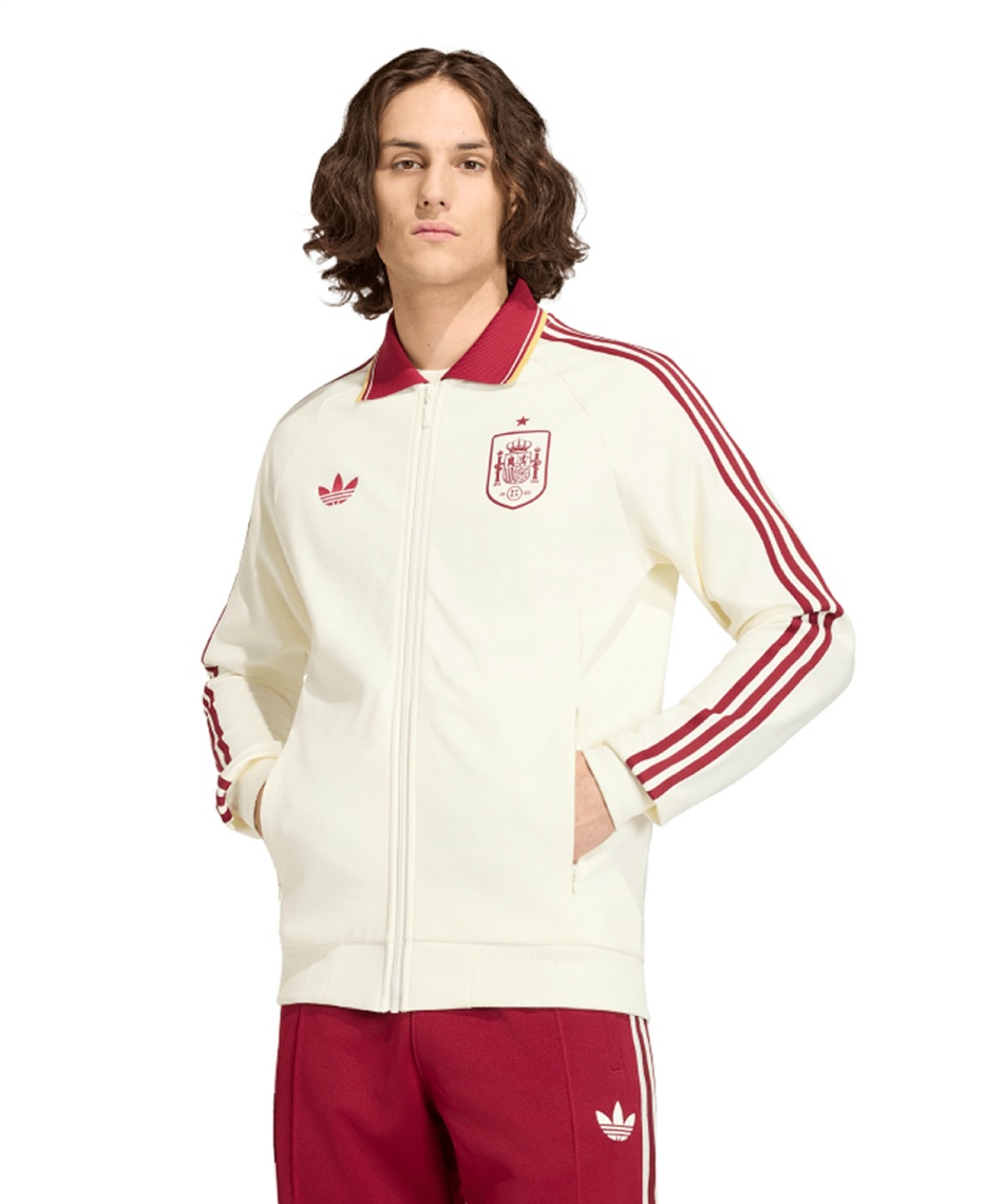 adidas スペイン代表 ジャケット パンツセットアップ アディダス(adidas) サッカー スペイン代表 2026 アウェイ アンセム