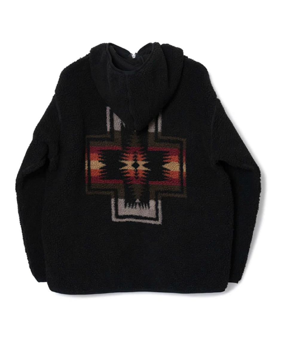 新品正規品【PG/size5】ジャガードボアブルゾン　フリース　アウター秋冬 1月31日まで30％OFFクーポン配布中】フリース ボアジャガードジップ