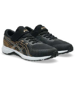 �l���|�C���g54pt �y���������z�A�V�b�N�X(asics) �W���j�A�X�j�[�J�[ ���[�U�[�r�[�� RK-MG 1154A223-001 BLACK�^GOLD 19�D5