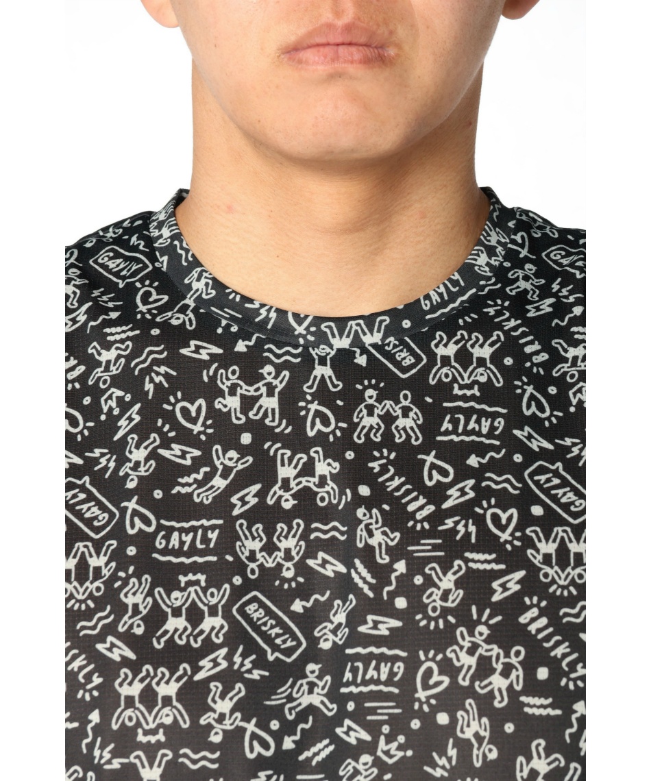 ランニングウェア Tシャツ ノースリーブ 軽量メッシュノースリーブ