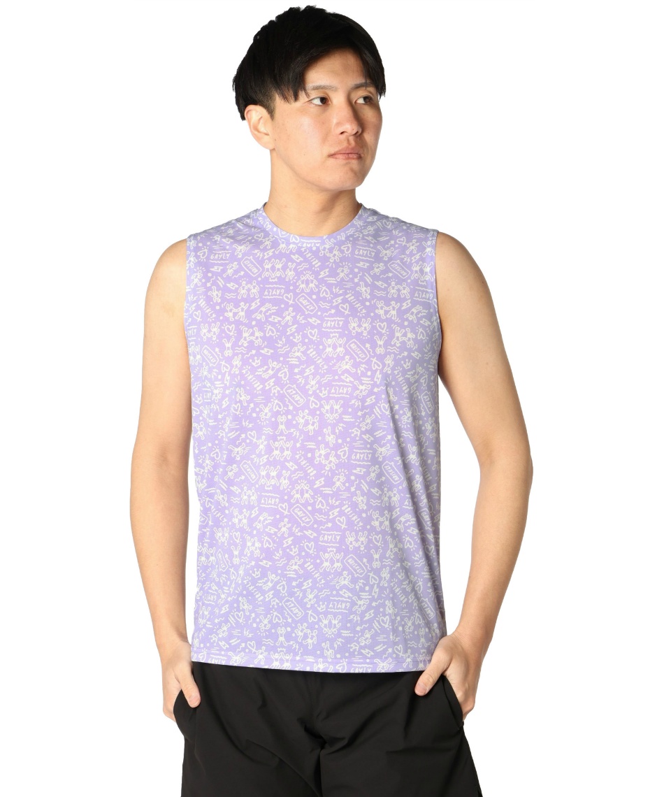 ランニングウェア Tシャツ ノースリーブ 軽量メッシュノースリーブ