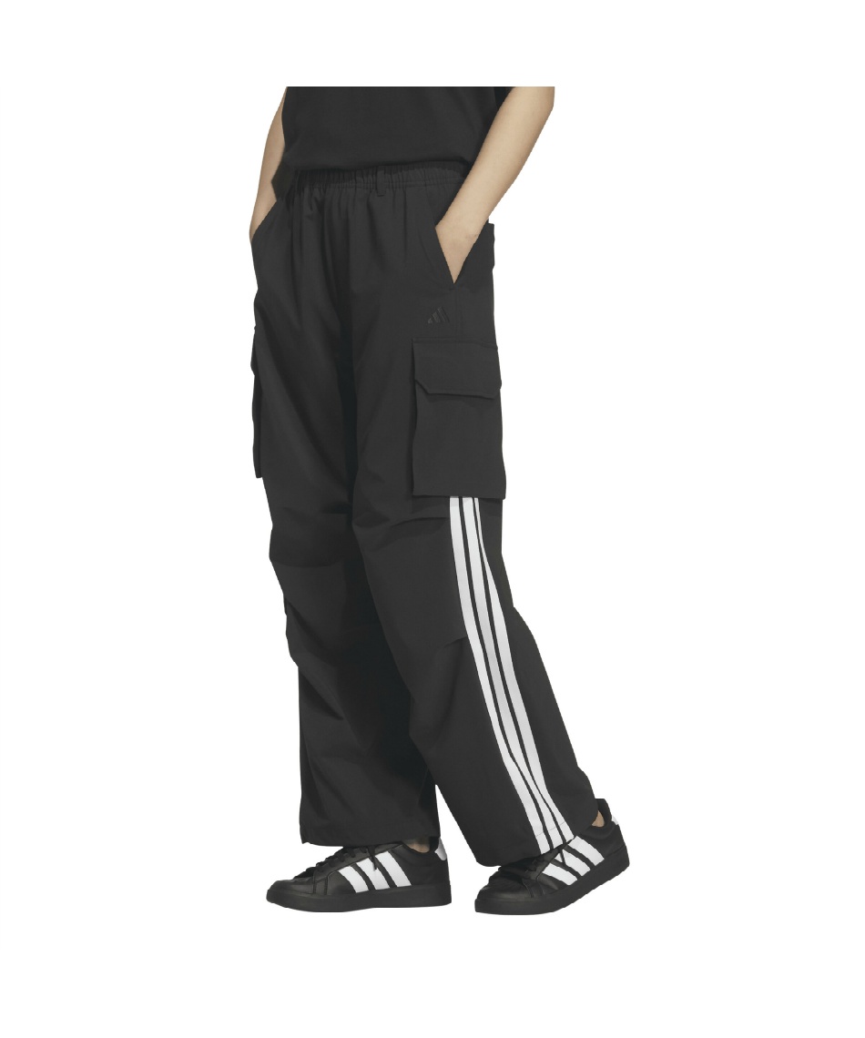 黒 S【新品/即日発送OK】 オリジナルス トラックトップ パンツ ロングパンツ ストレッチ リップストップ ルーズフィット ストレート