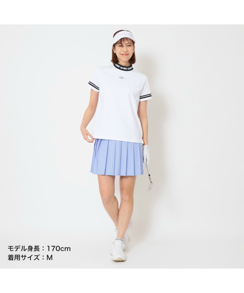 ゴルフウェア 半袖シャツ 裏クール天竺モックネック半袖SH C26134206