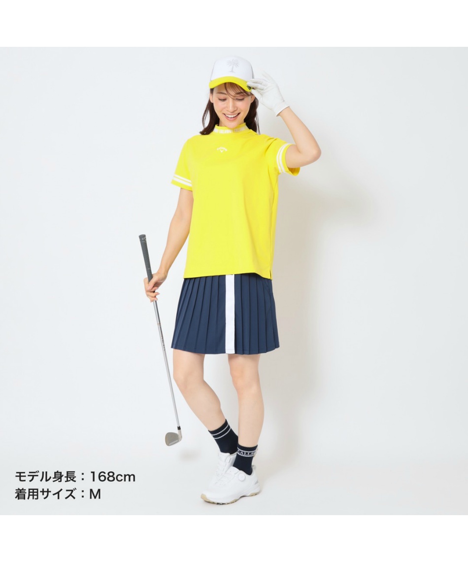 キャロウェイ(Callaway) ゴルフウェア 半袖シャツ 裏クール天竺モック