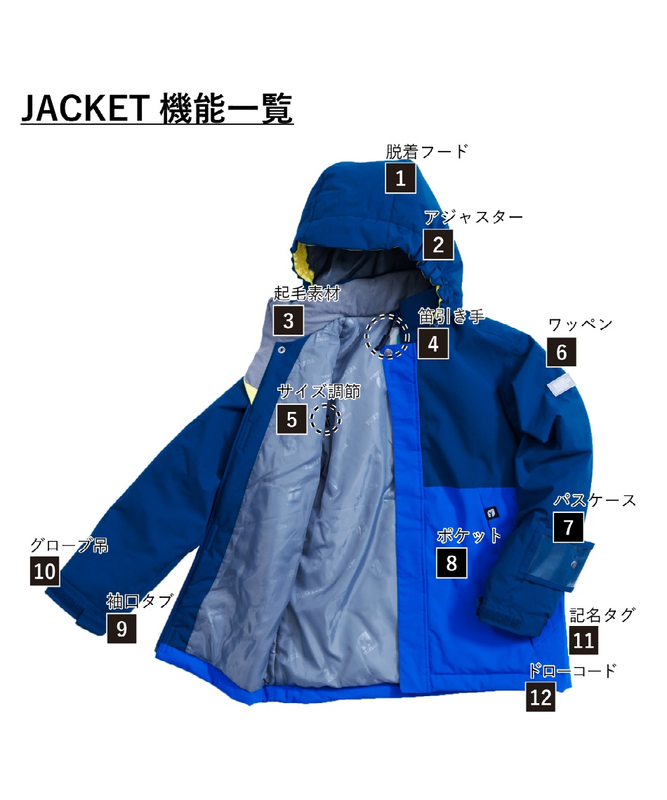 オンヨネ(ONYONE) スキーウェア 上下セット JUNIOR SUIT RES79500 【25