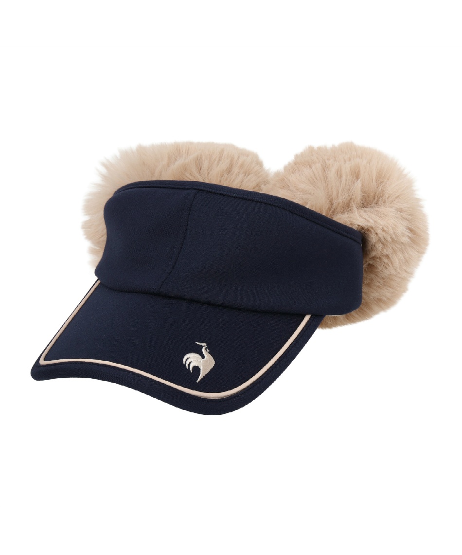 ルコックスポルティフ(le coq sportif) ゴルフ サンバイザー 耳当て