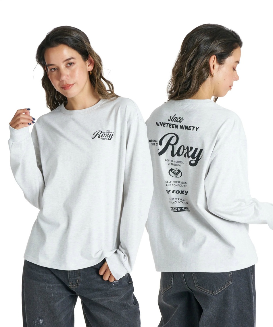 ロキシー(ROXY) Tシャツ 長袖 HISTORICAL LOGO L/S TEE ヒストリカル