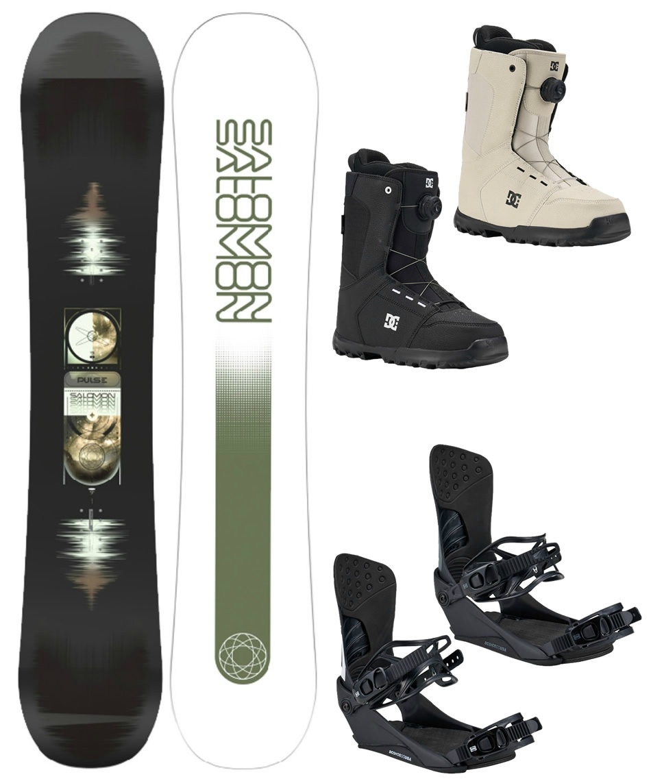 美品　スノーボード ボードブーツ＆ボード板 spb-25wolf-g-61st2.jpg