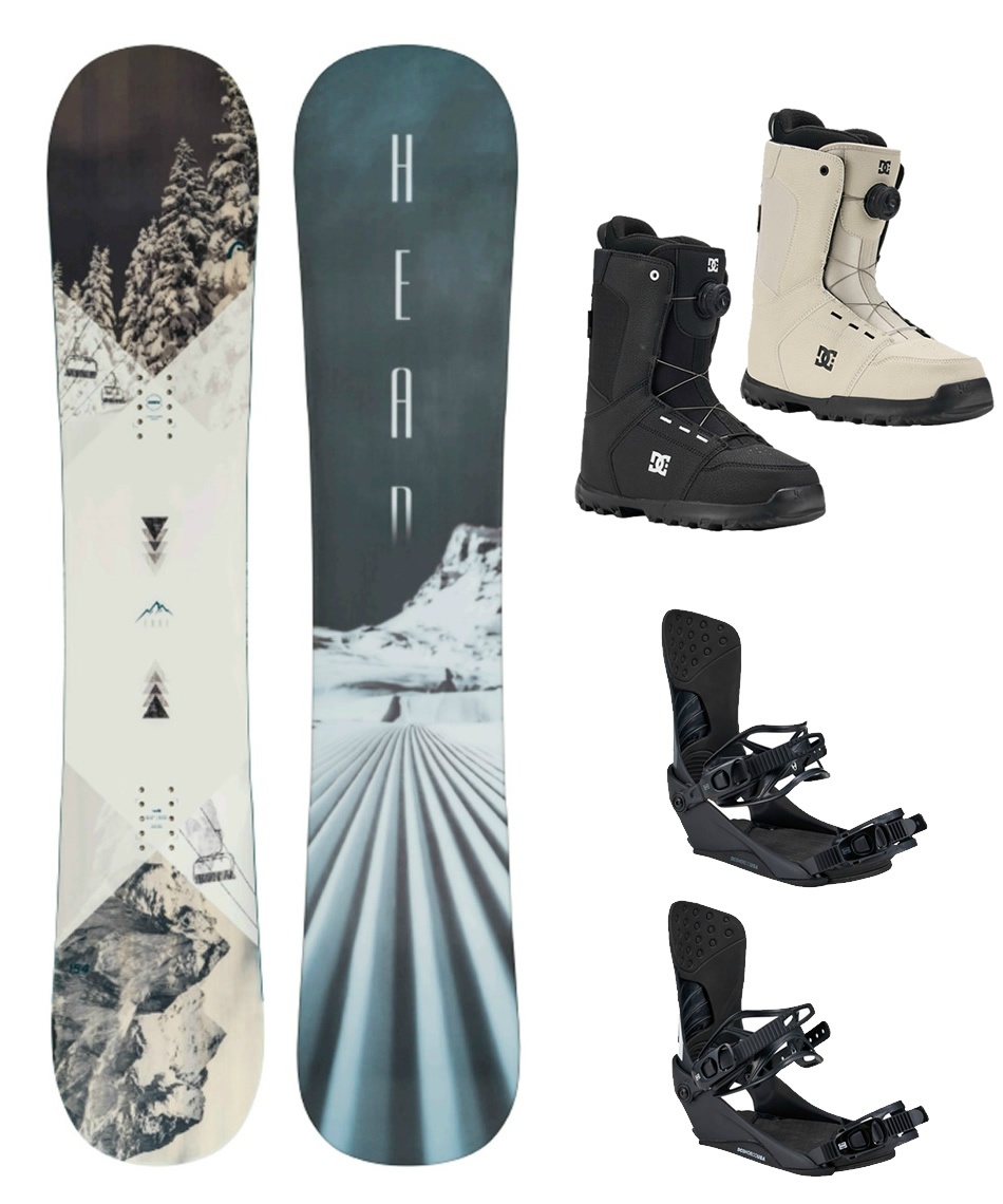 スノーボード 3点セット TRUE 2.0 GREY+TRANS+ RAUGHTER SD ボード板＋