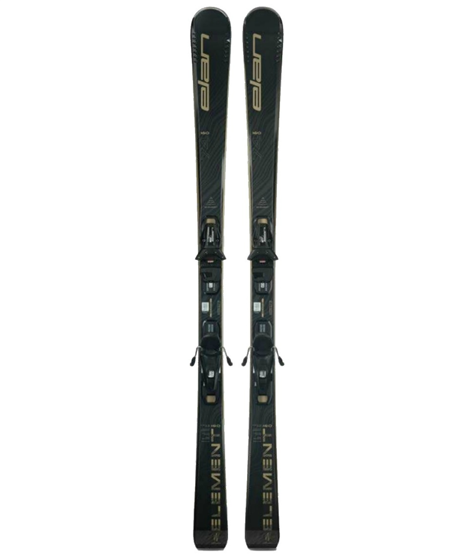 エラン(ELAN) スキー板 オールラウンド 4点セット ELEMENT 74 W BLACK 
