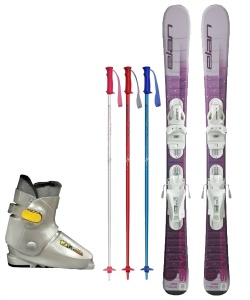 スポーツ・レジャー:スキー:スキー板:スキーセット エラン(ELAN