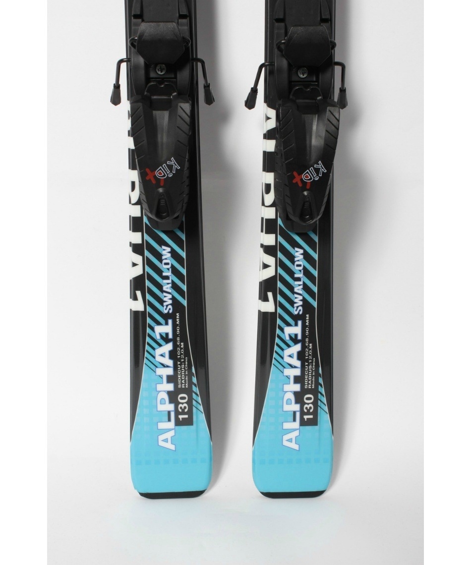 スワロー(Swallow) スキー板 ジュニアスキー 4点セット ALPHA ONE Jr+