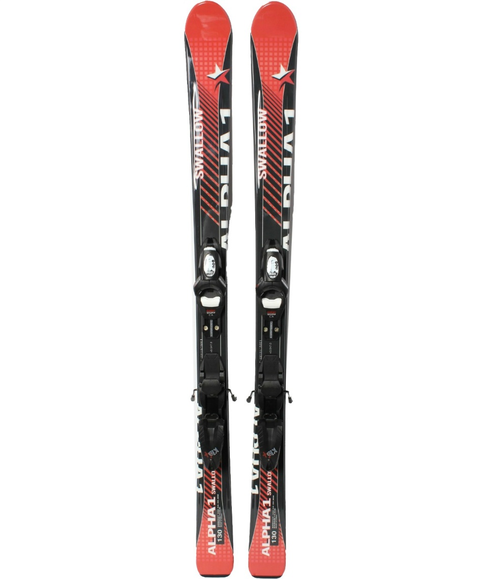 スワロー(Swallow) スキー板 ジュニアスキー 3点セット ALPHA ONE Jr+