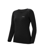 アンダーシャツ 長袖 スーパーメリノウール EXP.ラウンドネックシャツ