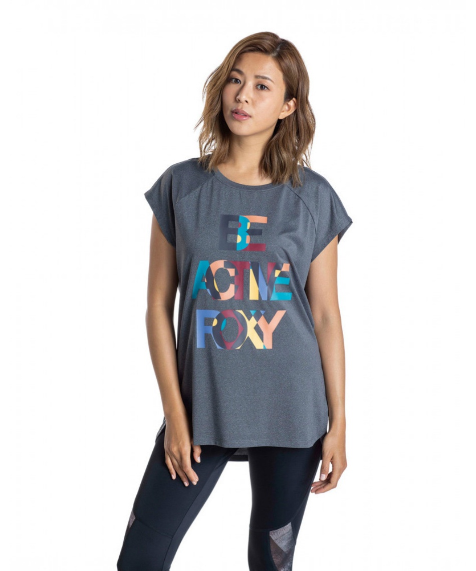 ロキシー Roxy Tシャツ 半袖 水陸両用 速乾 Uvカットtシャツ Be Active Roxy Tee Rst1532 国内正規品 スポーツ用品ならヒマラヤオンラインストア 公式