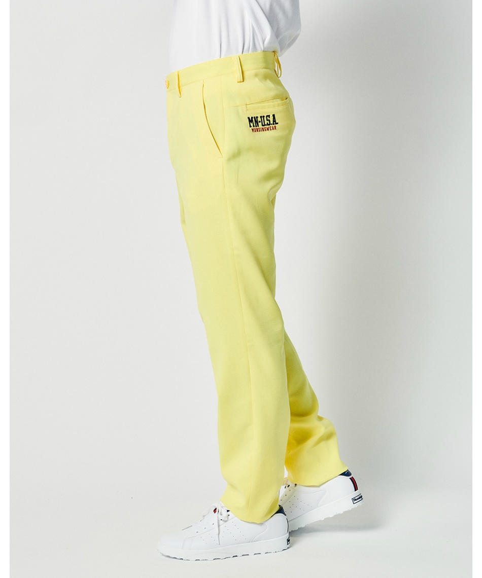 MUNSINGイエロー ゴルフパンツ MUNSINGイエロー ゴルフパンツ サイズ：15 MUNSING WEAR マンシング