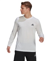 ★adidas/レトロ スポーツ スポーティ クラブ 長袖 Tシャツ ★ アディダス(adidas) スポーツウェア 長袖 AEROREADYデザインド