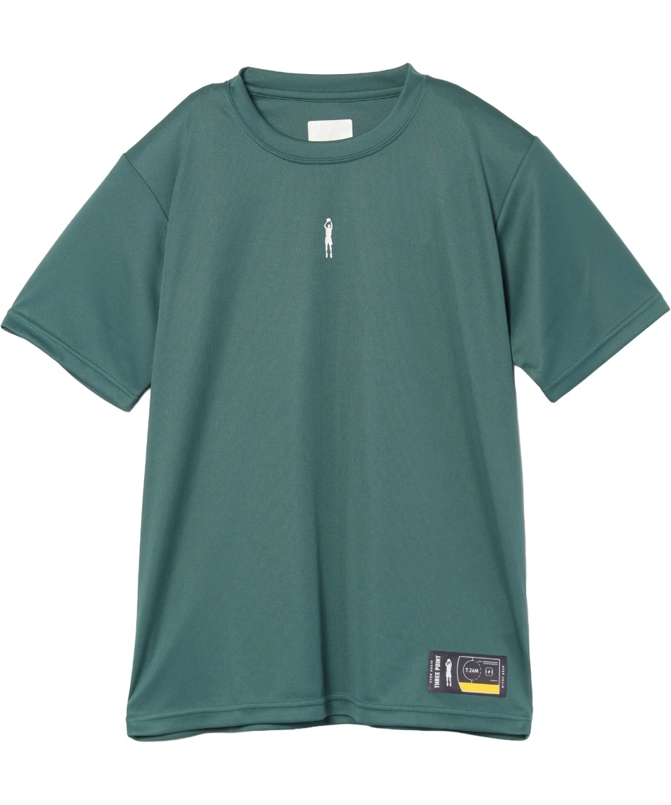 その他ブランド / Tシャツ/L/コットン/WHT/CYRKsport/バスケ/USA製/袖裾シングル/３ポイント スリーポイント(ThreePoint) バスケットボールウェア 半袖シャツ ワン