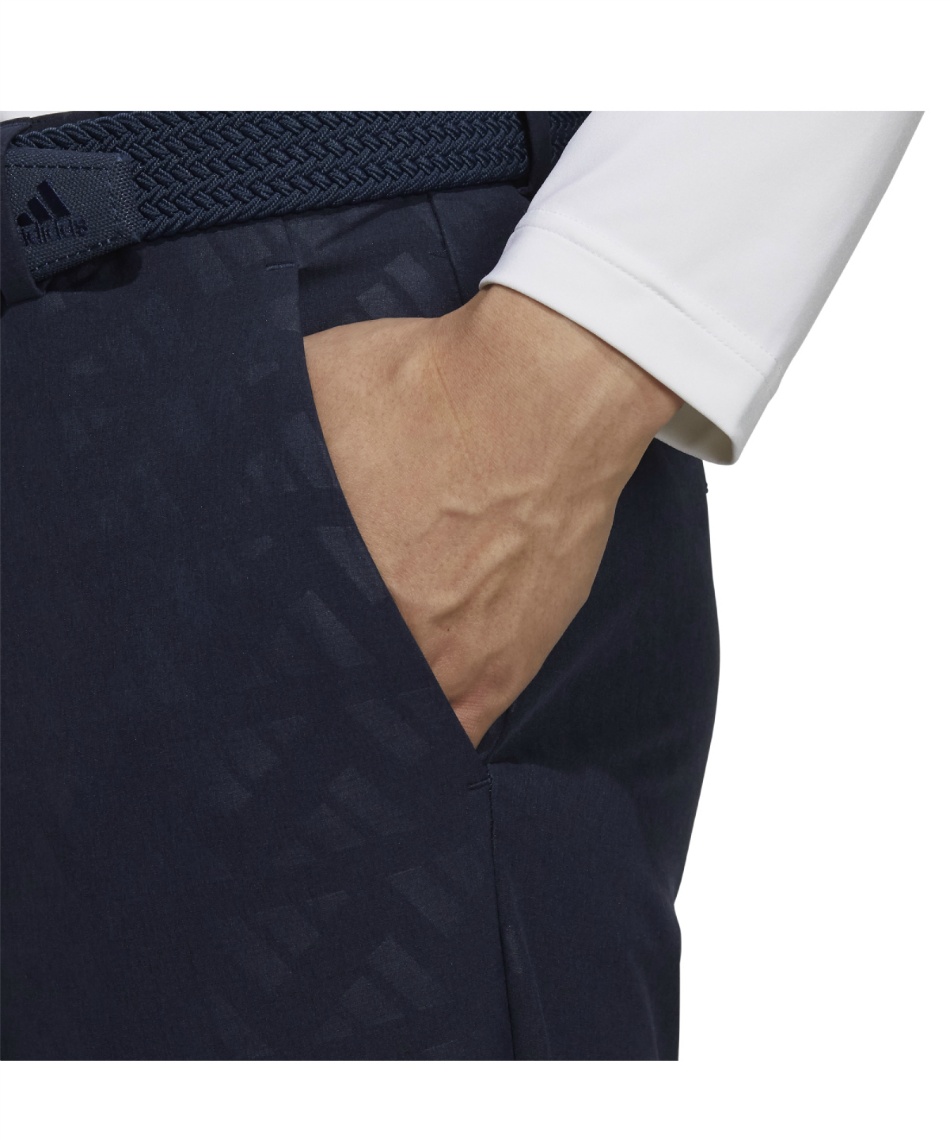 アディダス ゴルフ EXストレッチ エンボスプリント　adidas GOLF アディダス(adidas) ゴルフウェア ロングパンツ EX STRETCH