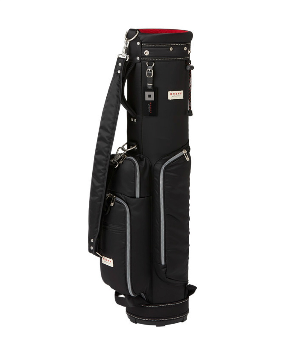 にリンク オノフ OB092202 キャディバッグ（ブラック・9型・47インチクラブ対応）ONOFF Caddie Bag[OB092202