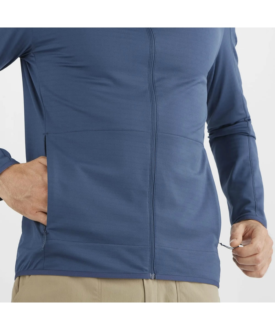 サロモン(salomon) フリース ジャケット ESSENTIAL LIGHTWARM