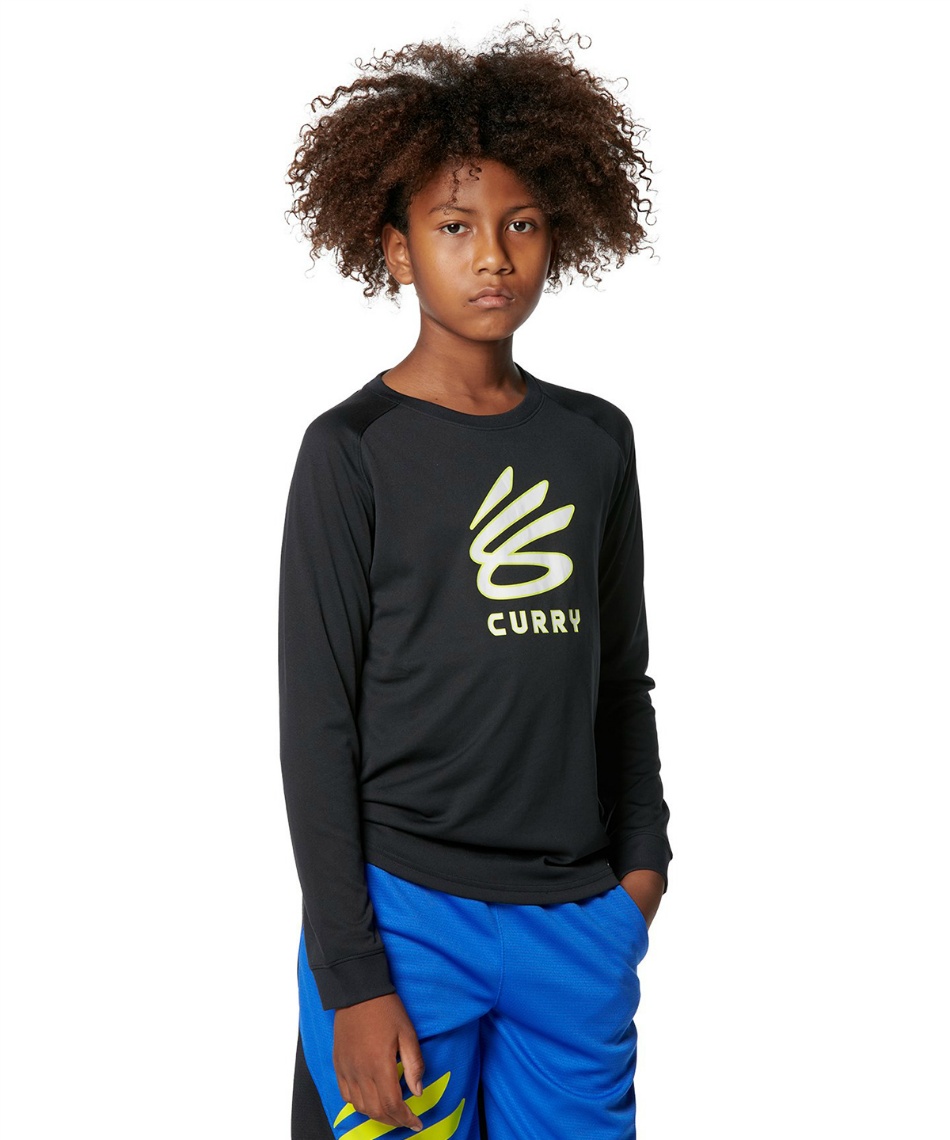 カリー テック ロングスリーブ Tシャツ カリーロゴ バスケットボール