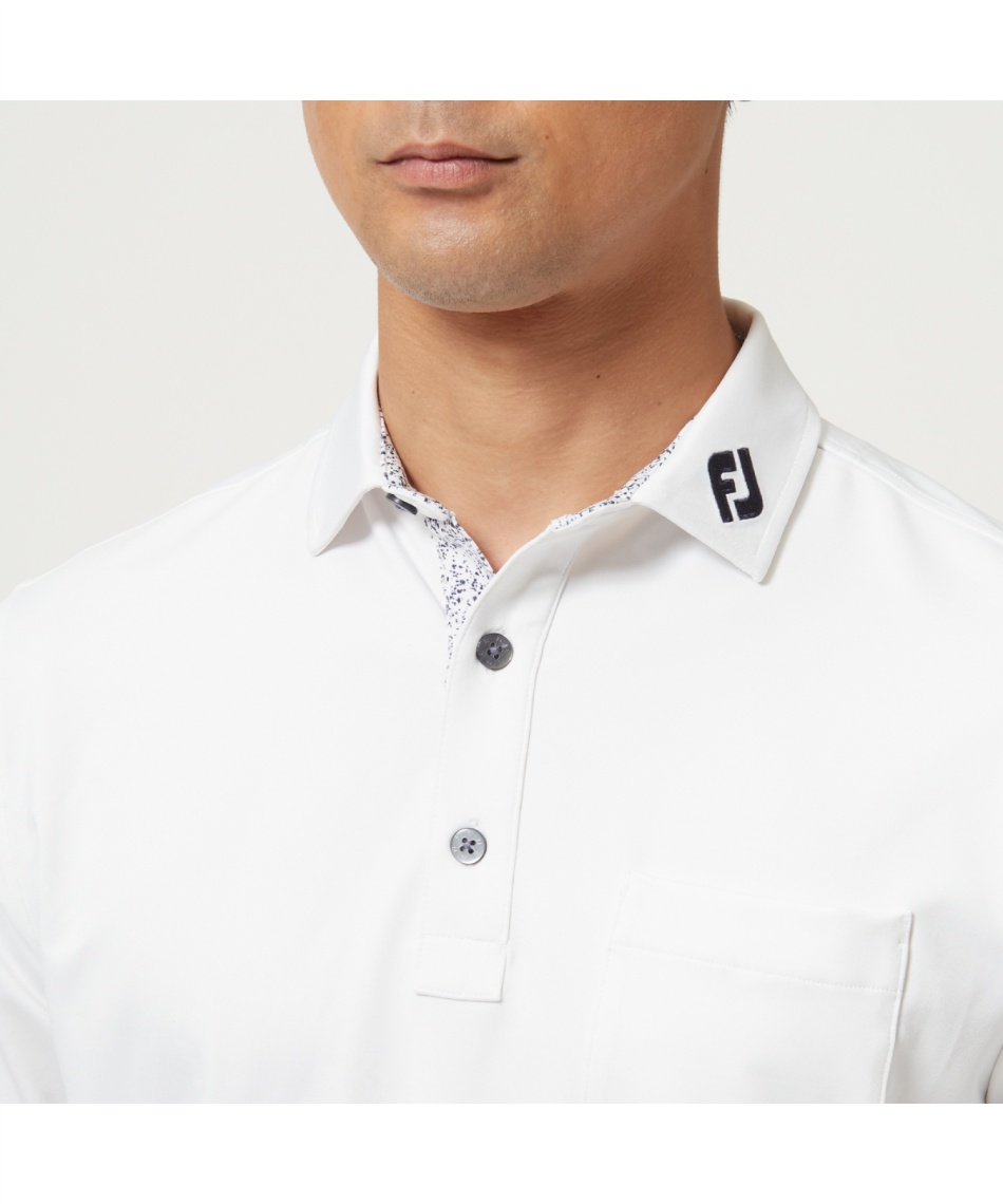 フットジョイ(FootJoy) ゴルフウェア ポロシャツ 長袖 ニット