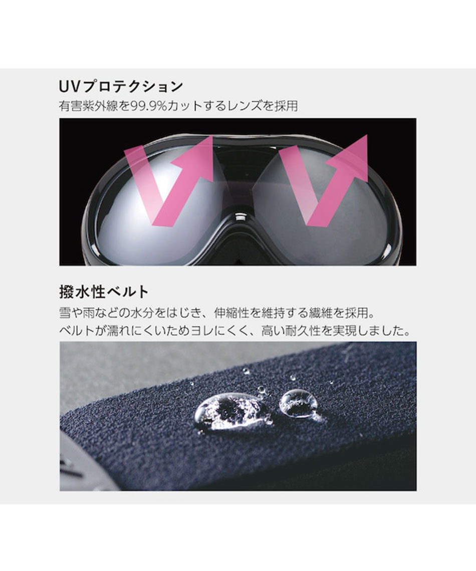 【未使用】AXE 超広角ワイドレンズ スキー、スノーボードゴーグル アックス(AXE) スキー スノーボードゴーグル 眼鏡対応 ダブル