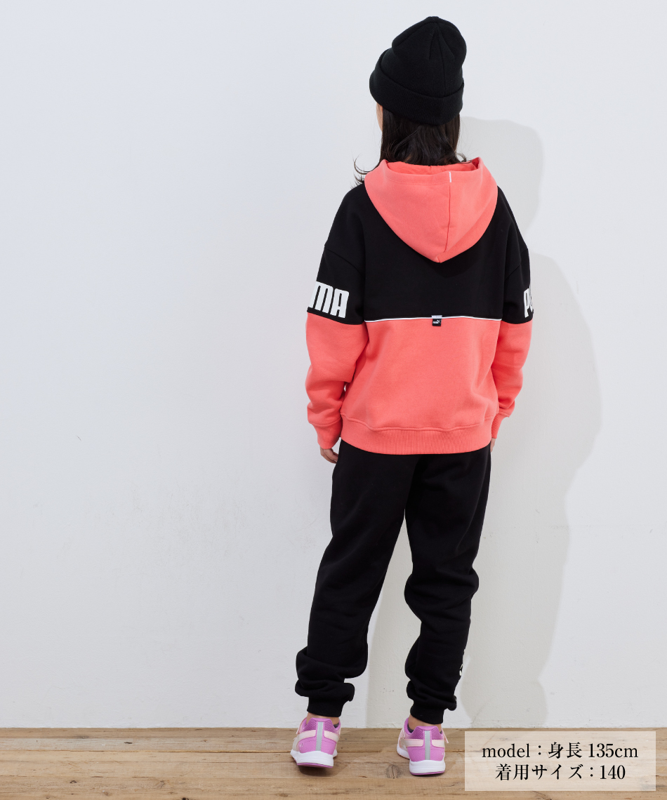 プーマ(PUMA) スウェットパーカー ジュニア カラーブロック フーディ