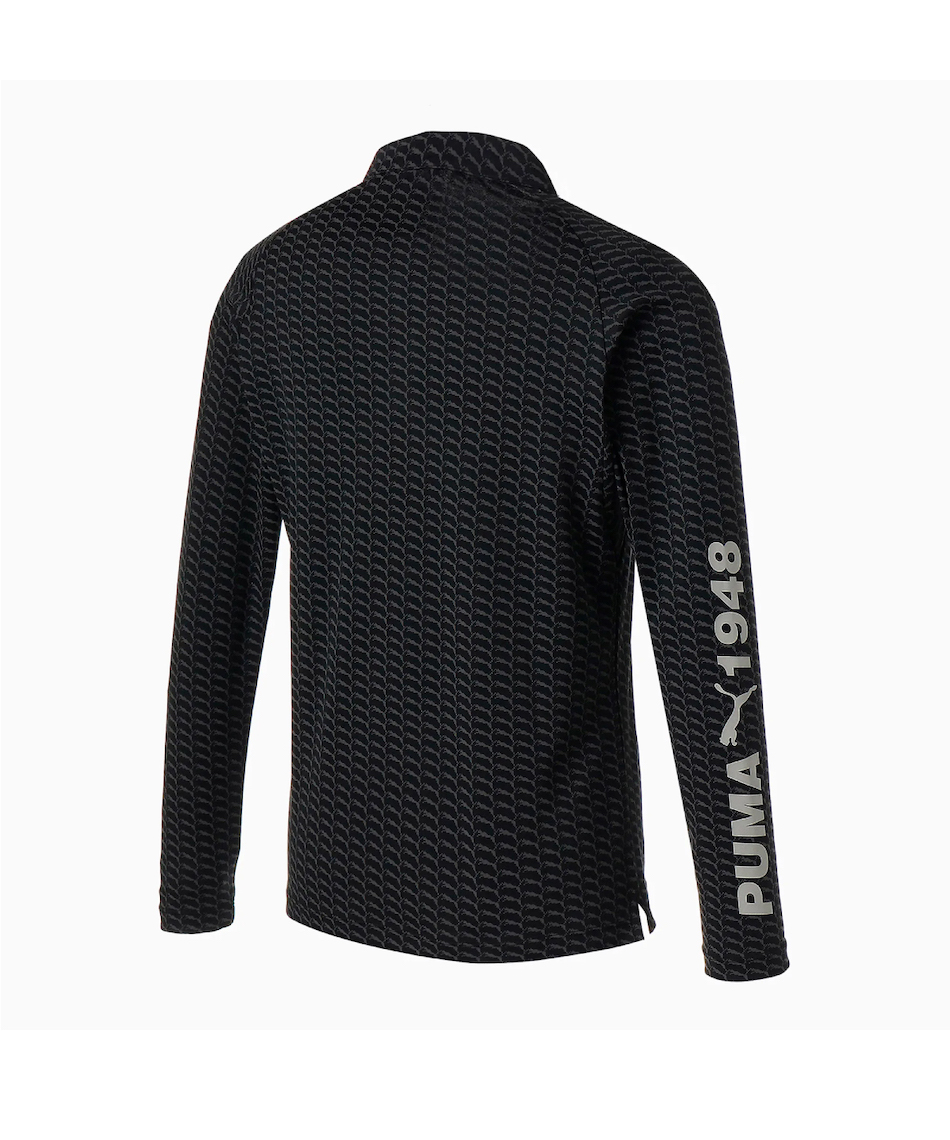 プーマ(PUMA) ゴルフウェア ポロシャツ 長袖 プリント AOP 長袖 モック