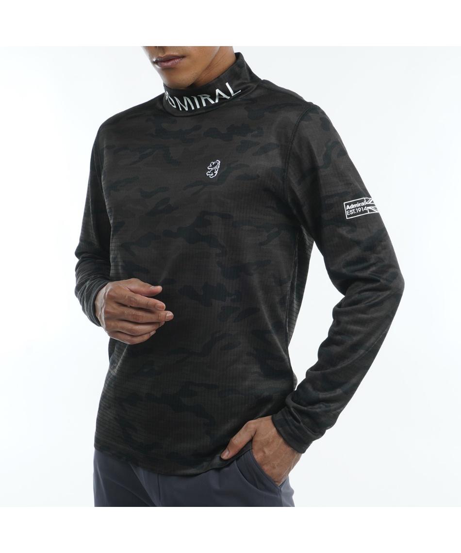 アドミラル(Admiral) ゴルフウェア 長袖シャツ カモフラージュ