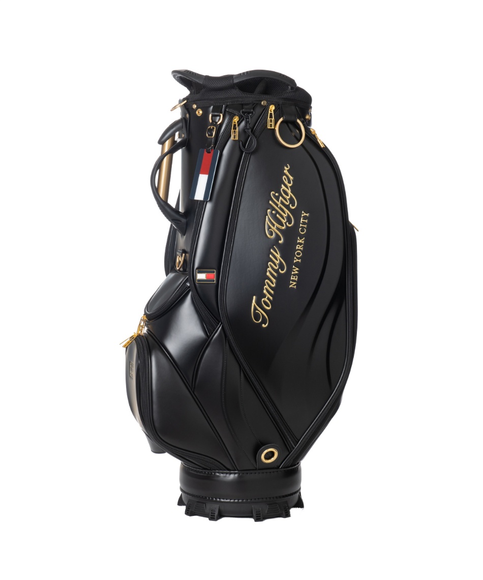 トミーヒルフィガー ゴルフバッグ 黒 トミーヒルフィガーゴルフ(TOMMY HILFIGER GOLF) キャディバッグ