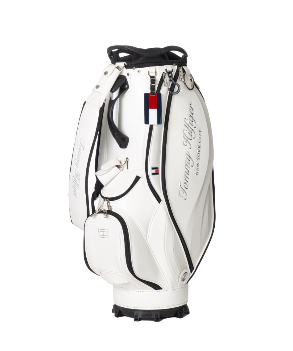 トミーヒルフィガー ゴルフバッグ ホワイト トミーヒルフィガーゴルフ(TOMMY HILFIGER GOLF) キャディバッグ