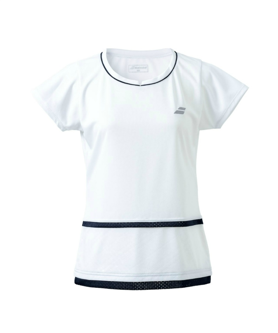 バボラ(Babolat) テニスウェア ゲームシャツ PURE SHORT SLEEVE SHIRT