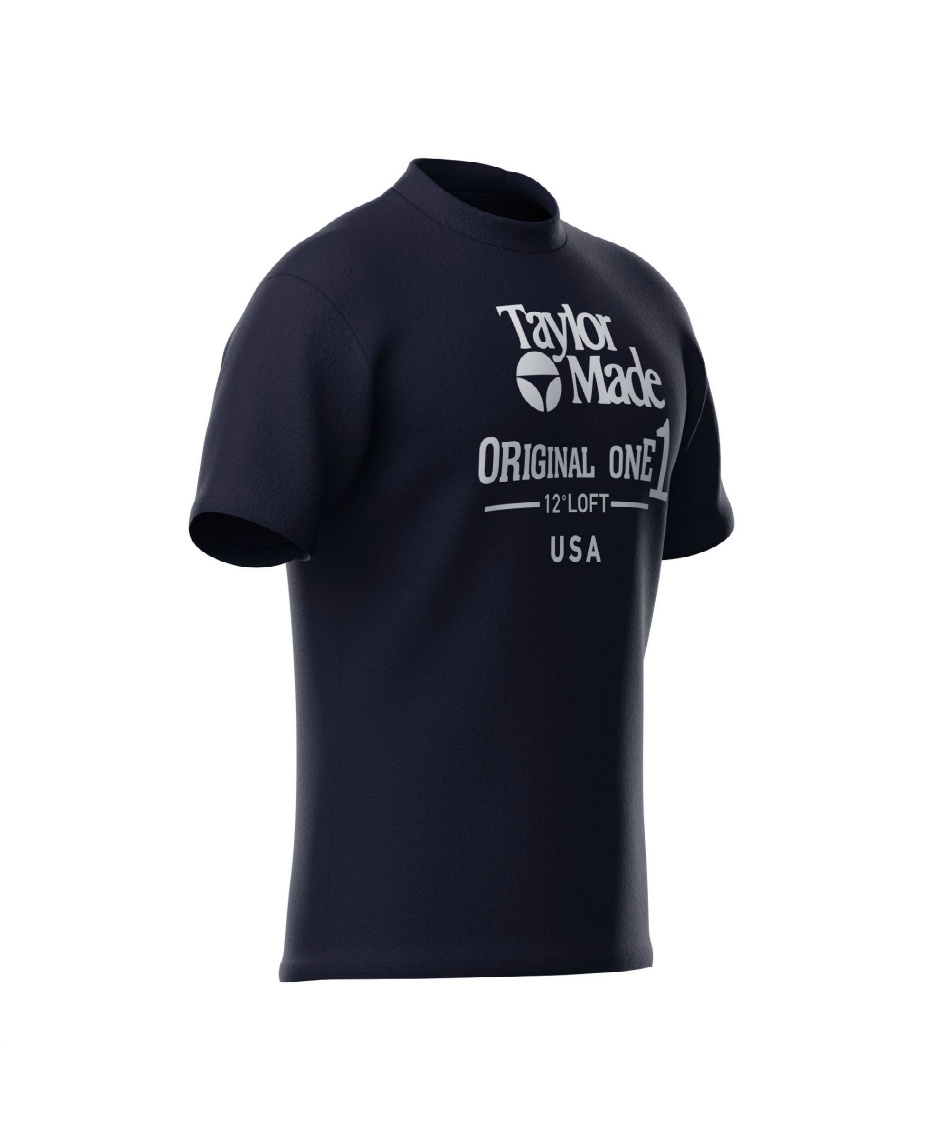 ゴルフウェア 半袖シャツ クラシックロゴモックネック半袖シャツ TJ218