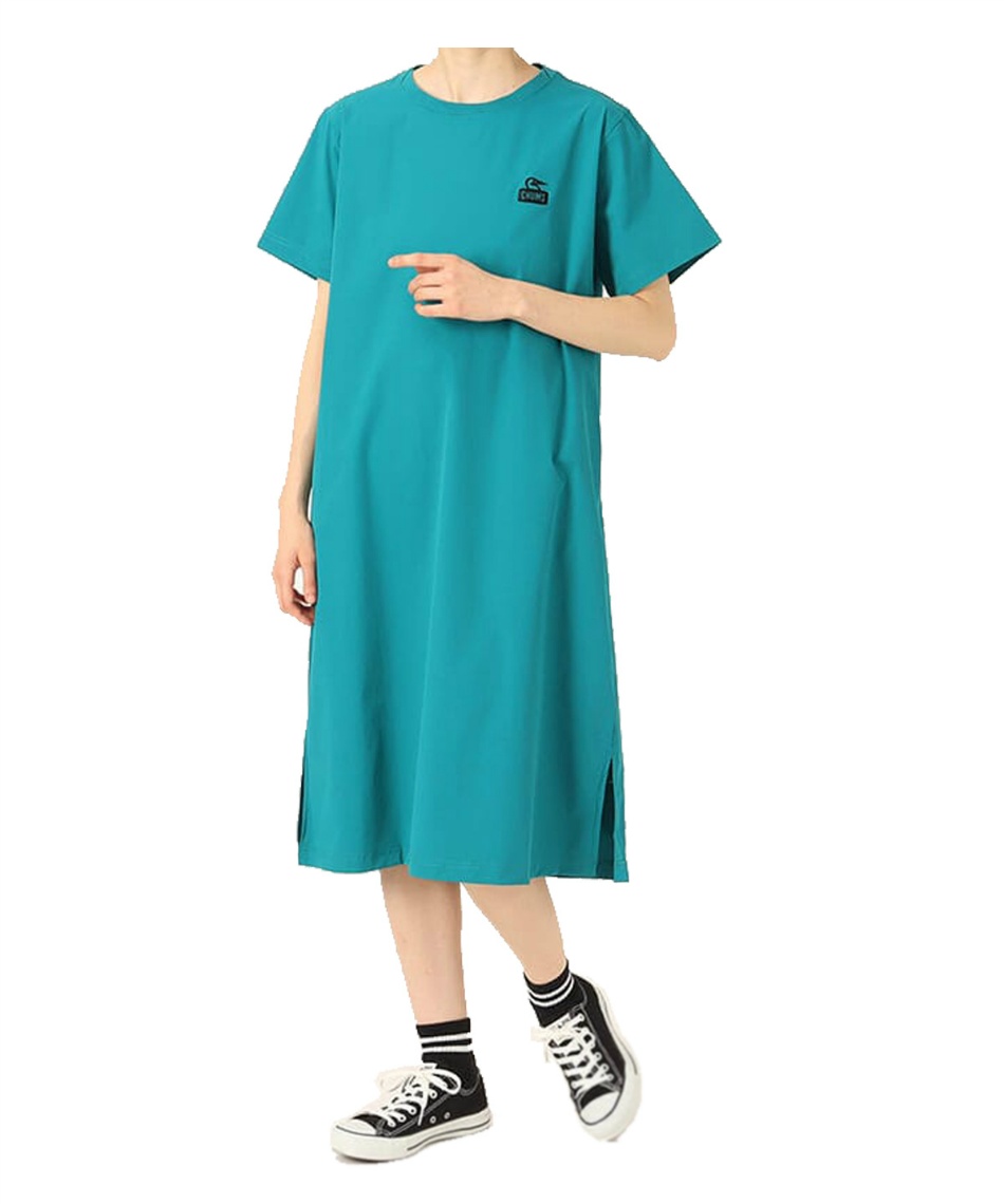 チャムス(CHUMS) ワンピース 半袖 エアトレイルストレッチ OP CH18