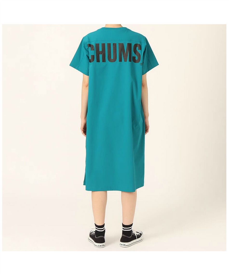 チャムス(CHUMS) ワンピース 半袖 エアトレイルストレッチ OP CH18