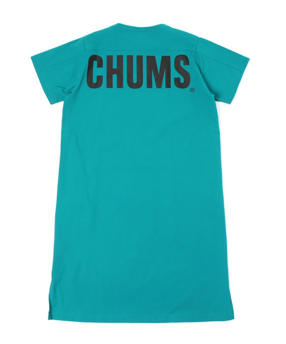 チャムス(CHUMS) ワンピース 半袖 エアトレイルストレッチ OP CH18