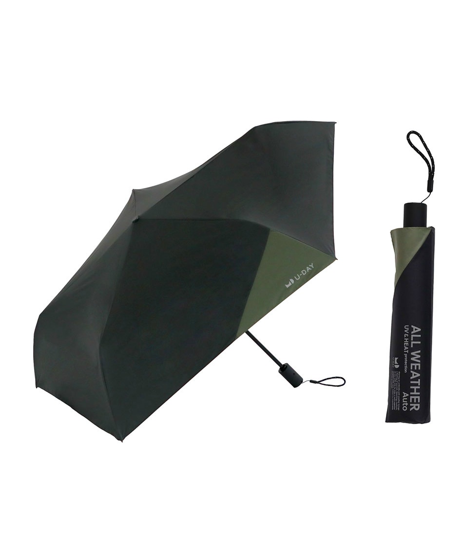 FORME オールウェザー折りたたみ傘 晴雨兼用 折りたたみ傘 オールウェザーオート バイカラー ミニ D