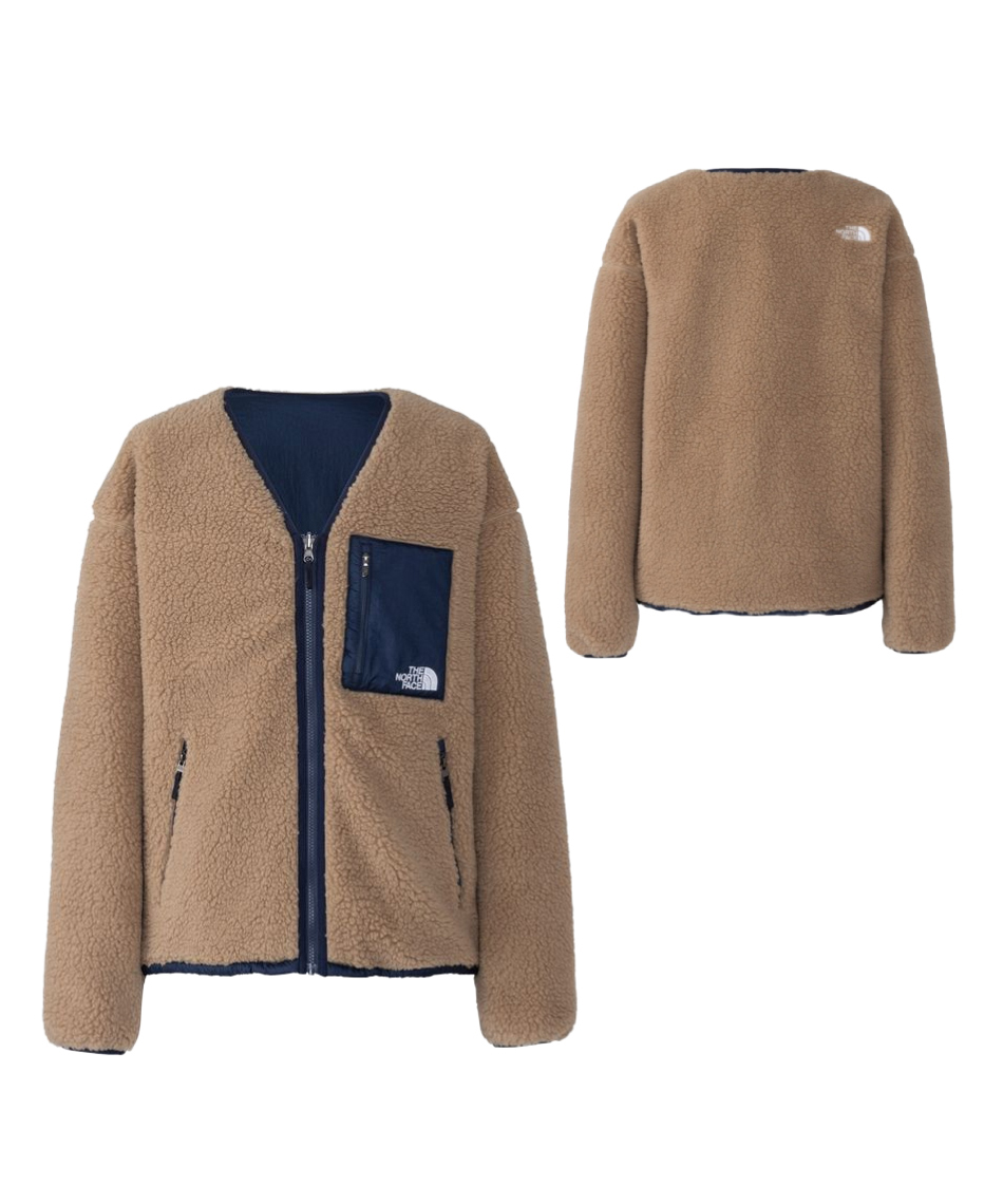 フリース ジャケット リバーシブルエクストリームパイルカーディガン