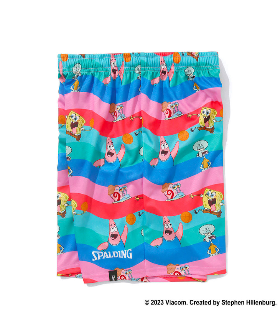 【2XL-3XL】スポンジボブ 半袖シャツ＆ハーフパンツ 計9着set☆ スポルディング(SPALDING) バスケットボール ハーフパンツ