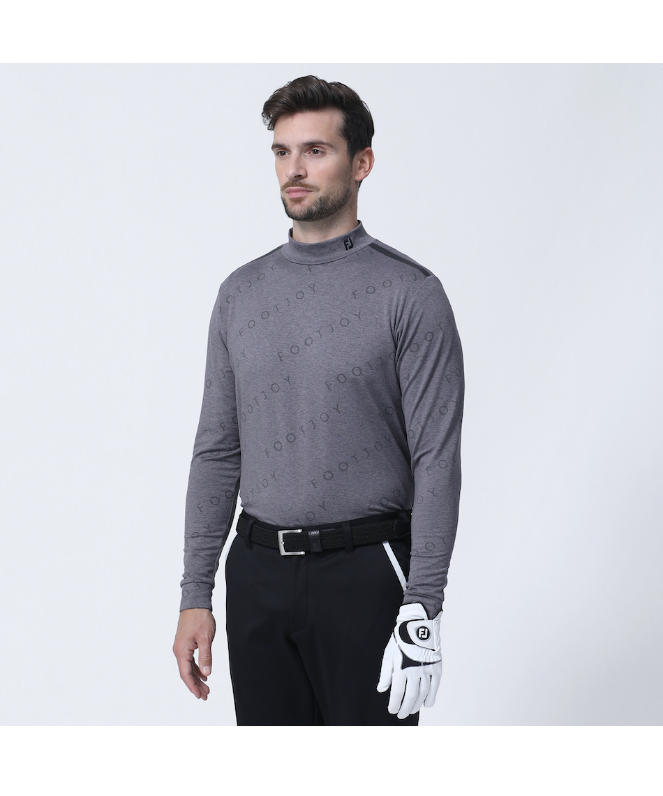 フットジョイ(FootJoy) ゴルフウェア 長袖シャツ ダイアゴナルFOOTJOY