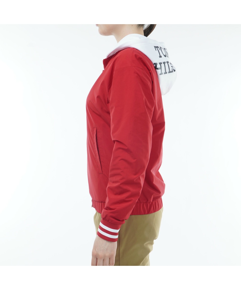 トミーヒルフィガーゴルフ パーカー ナイロン 赤 メッシュ ゴルフウェア トミー ヒルフィガー ゴルフ (Tommy Hilfiger Golf) | トミー