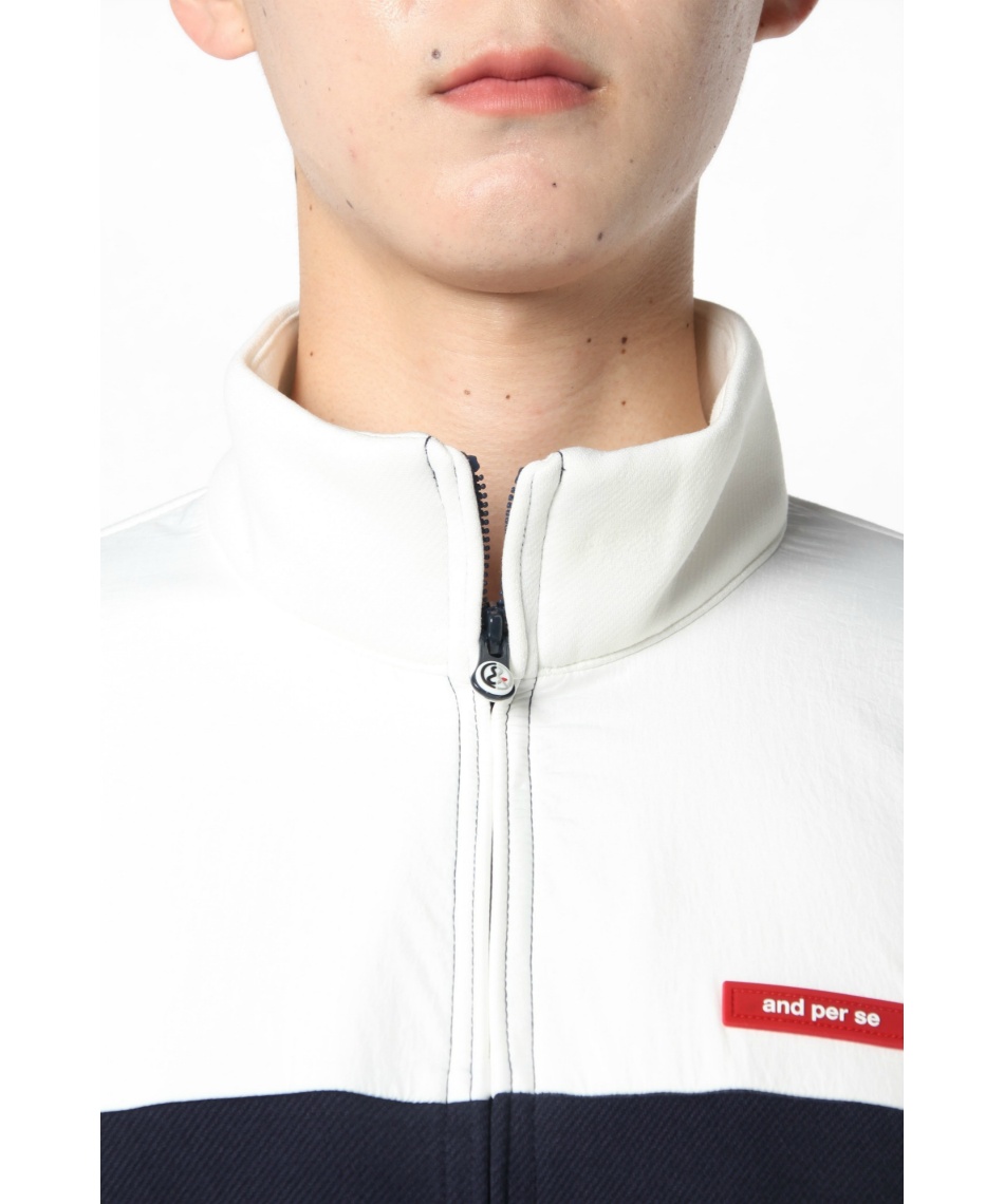 アンパスィ(and per se) ゴルフウェア ブルゾン スウェットブルゾン