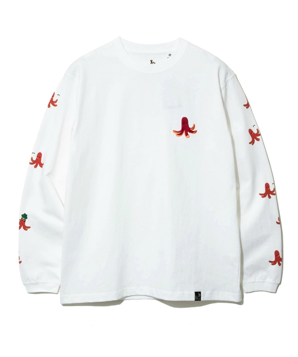 ゴースローキャラバン(Go Slow Caravan) Tシャツ 長袖 USA/C タコさん