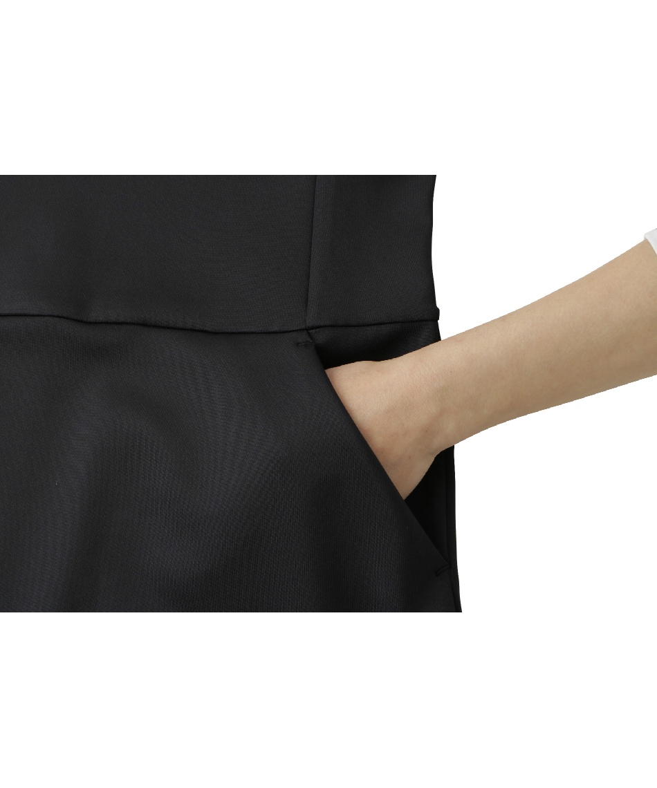 ゴルフウェア レディース BKスウェットワンピース UPF30 日焼け対策